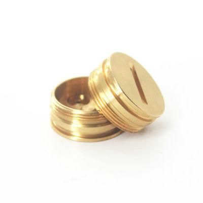 Factory OEM Made CNC Lathe Metal Brass Copper Equipment Spare Cover Machining Parts