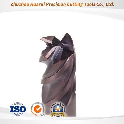 Cutting Tools Solid Carbide D4*R0.5*10*D4*50 for Aluminum End Mill