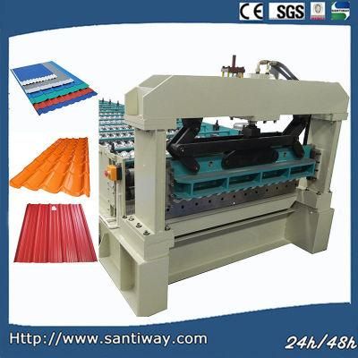Low Price China Factory Metal Roof Tile Cold Roll Forming Machine