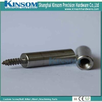 Stainless Steel Double Head Self Tapping Screw Inner Thread Machining Parts Fastener