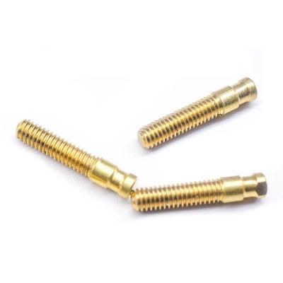 Dongguan Supplier OEM Brass CNC Parts Small Brass Pin for Wood