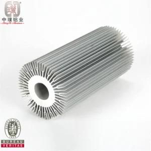 High Precision Silver Aluminum Heat Sink for LED Lights (ZP-HSC2004)