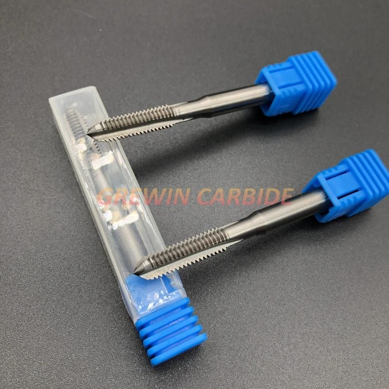 Gw Carbide - Tungsten Carbide Solid Tap with Straight Flute for Steel with High Resistance and Good Quality