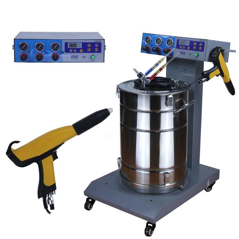 Industrial Manual Automatic Electrostatic Powder Coating Paint Spray Application System for Metal Surface Finishing