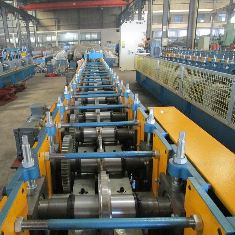 Lifetime Services Mitsubishi PLC Control Galvanized Coils U and C Channel Roll Forming Machine