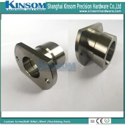 Precision Metal Processing Machinery Parts Connector with Foundation Hole Stainless Steel