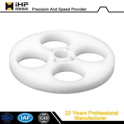 Ihf Plastic Manufacturer Customized PA66 Peer Gears Machines Spur Gear for Electric Machinery