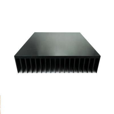 Dense Fin Aluminum Heat Sink for Welding Equipment and Svg and Power and Apf and Charging Pile and Inverter
