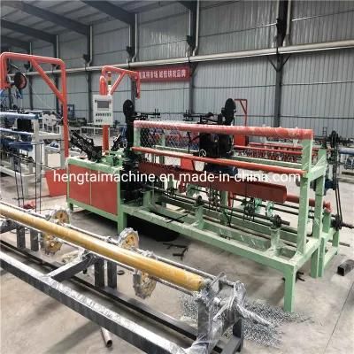 China Factory Chain Link Fence Diamond Mesh Machine for Cambodia