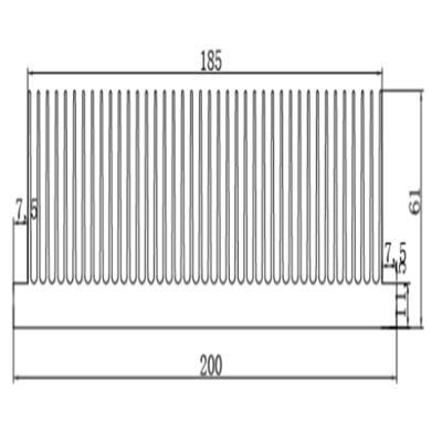 High Power Heatsink for Svg and Apf and Electronics and Power and Inverter and Radio Communications