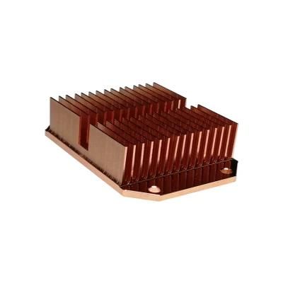 Copper Skived Fin Heat Sink for Svg and Apf and Electronics and Power