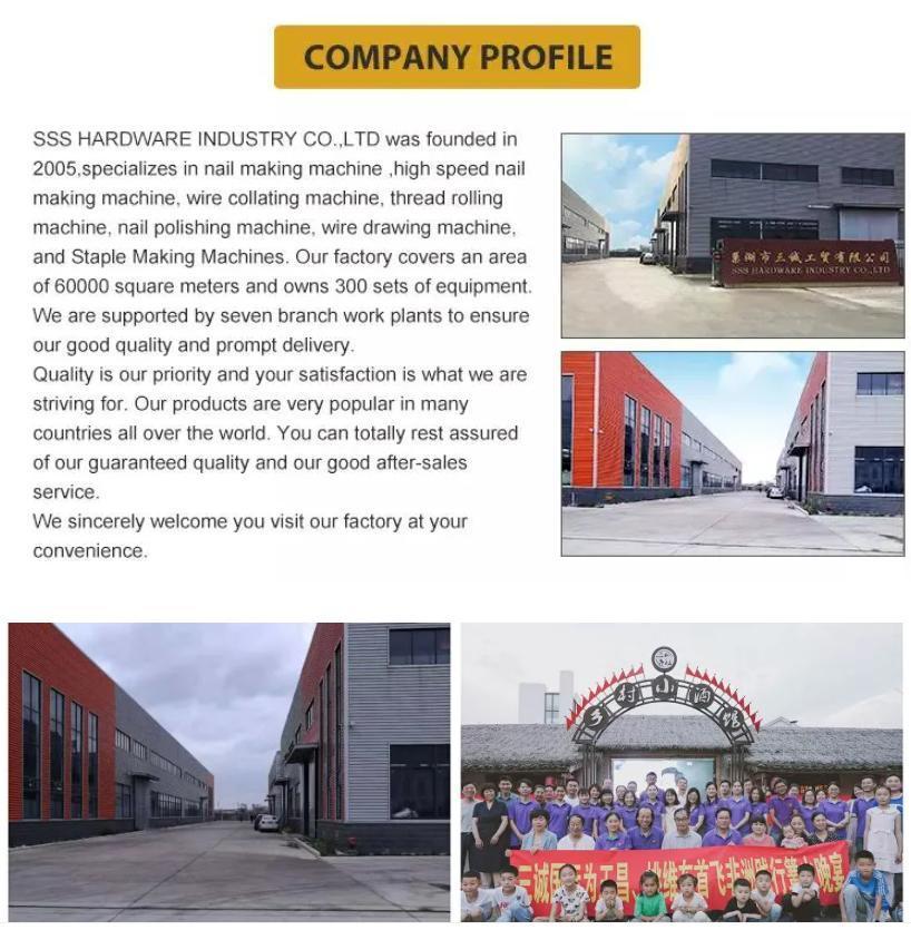 Automatic High Quality Nails Manufacturing Machinery