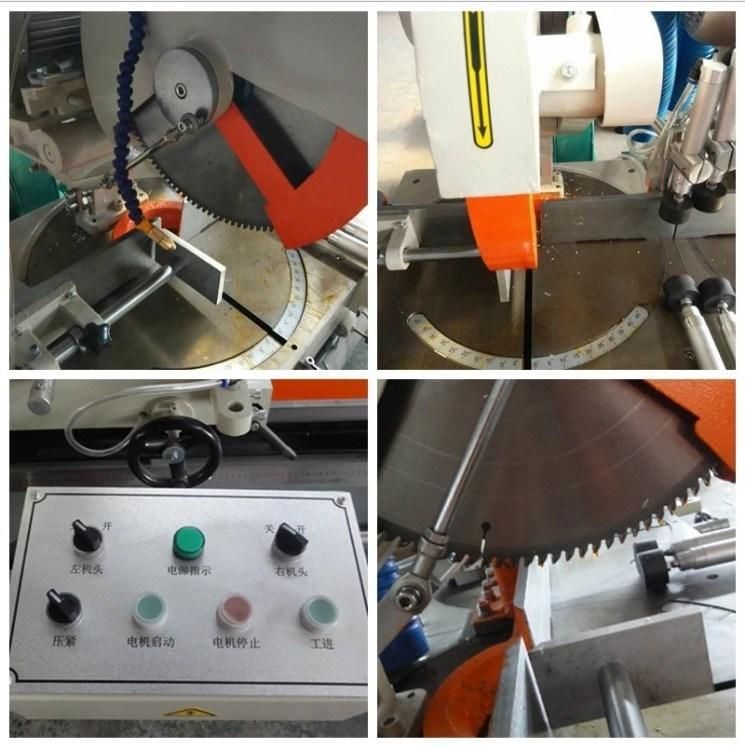 UPVC /PVC Profile Double Mitre Cutting Saw