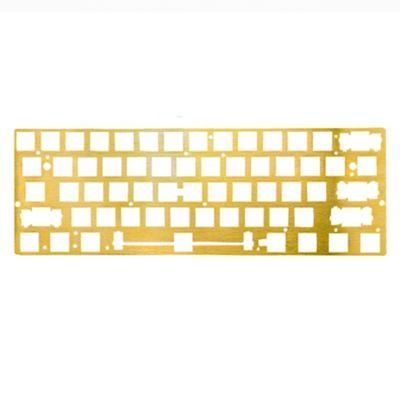 Custom Brass Keyboard Plate CNC Mechanical Aluminum Anodized Machining Keyboards Case
