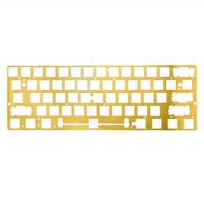 Custom Brass Keyboard Plate CNC Mechanical Aluminum Anodized Machining Keyboards Case