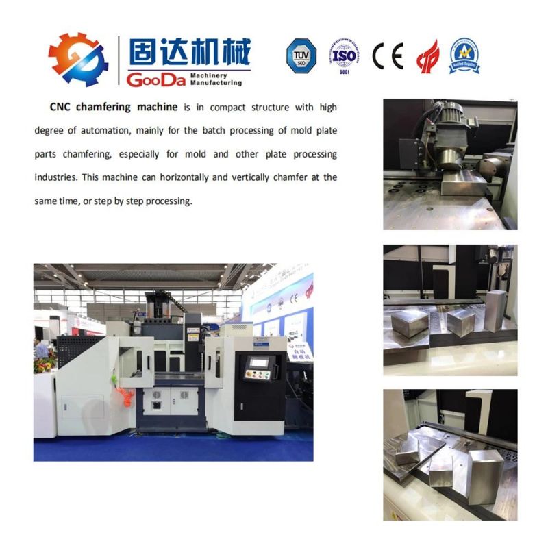 Gooda CNC Chamfering Machine-Mold Base Edges &Steel Plate Edges Milling Machine (DJX3-1000-600-XQC)