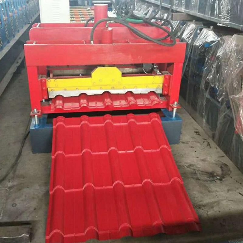 Dx Galzed Tile Roof Panel Roll Forming Machine