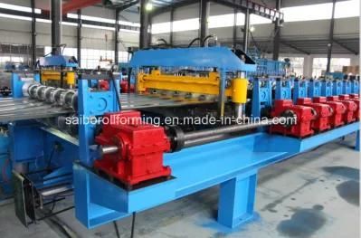 High Speed Track Cutting Roofing Roll Forming Machine