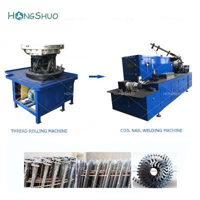 Coil Mails Strip Nails Making Machine by Welding Wire Paper and Plastic Strip