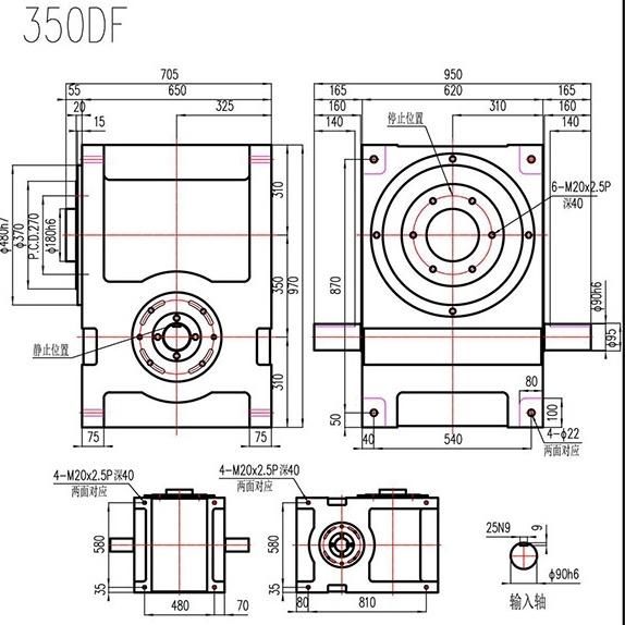 Precision Cam Indexer / Rotary Indexers/ Cam Index Drive for Automobile Assembly Line