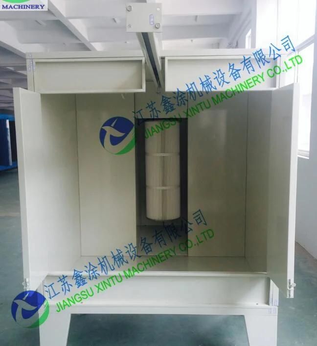 Automatic Electrostatic Powder Coating Line for Metal with Powder Coating Oven and PP Spray Booth
