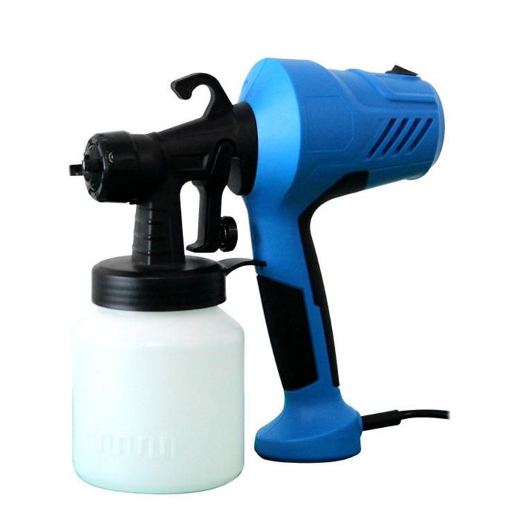 500W Electric Paint Sprayer Gun with 900ml Detachable Tank for Home Painting