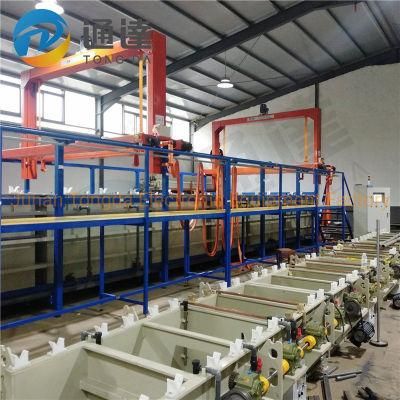 Semi-Auto Nickel Zinc Copper Electroplating Machine Hang Plating Production Equipment