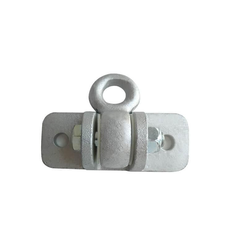 Densen Customized Sand Casting Hinge Hook for Surface Zinc Plating, Customized Ductile Iron Sand Casting Ring, Swing Rings