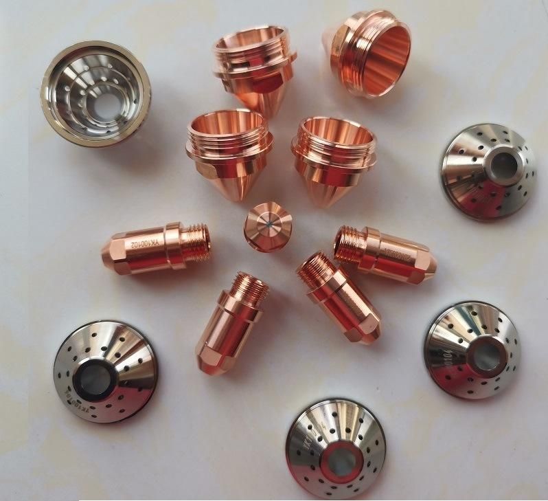 Professional CNC Plasma Cutter Consumables Nozzles Electrodes for Metal Cutting