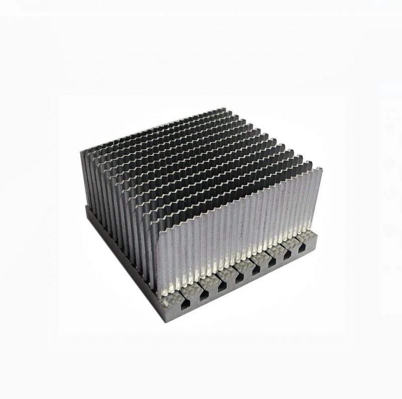 3000 Tons Extrusion 6063 T5 Aluminum Alloy Industry Heat Sink with Customized Machining