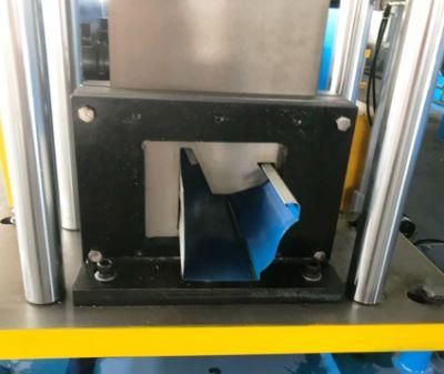 Aluminum GI PPGI Color Steel Automatic Downspout and Gutter Roll Forming Making Machine With 10-20m/min Speed