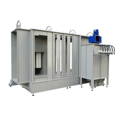 Tunnel Automatic Powder Coating Spray Booth Powder Coating Equipment for Wheel