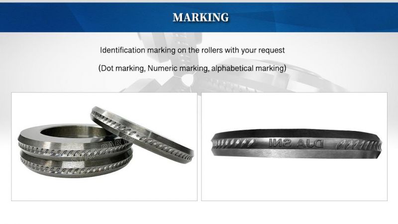 Tungsten Carbide Cold Roller Applied in Wire Rolling Cassettes for Cold Rolling Smooth and Ribbed Wire