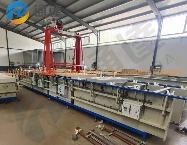 3000A Copper Plating Machine New Zinc Electroplating Plant for Rack