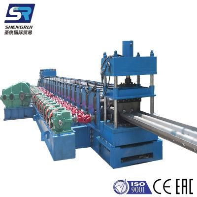 Galvanized Steel Metal Three Profile Integrated Fence Highway Guardrail Roll Forming Machine