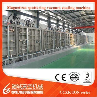 Continuous Magnetron Sputering Glass Coating Line ITO Glass Machine