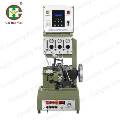 2022 Automatic Silver Pure Gold Cable Chain Curb Chain Machine with Plasma Welding Machine