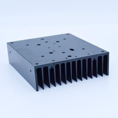 High Power Dense Fin Aluminum Heat Sink for Apf and Radio Communications and Inverter and Power and Welding Equipment and Svg and Electronics