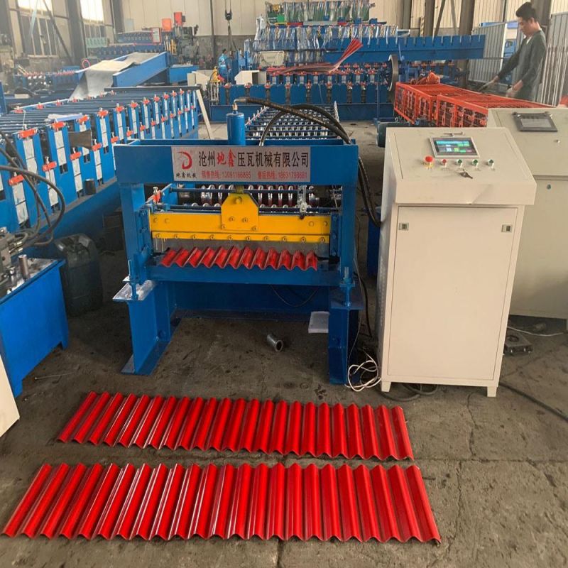 Corrugated Metal Roofing Color Steel Roll Forming Machine