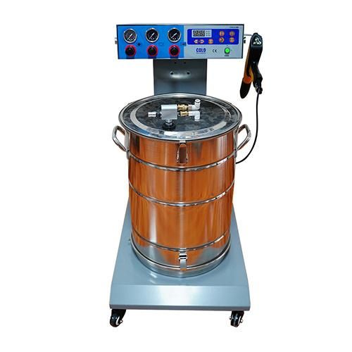 Car Wheel Manual Powder Coating Line with Spray Booth and Oven