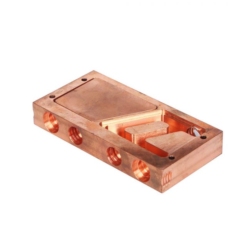 Precision CNC Machining Copper Parts for Heat Transfer