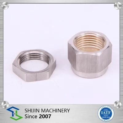 Month Sales CNC Machining Stainless Steel Lock Nut for Valve Parts