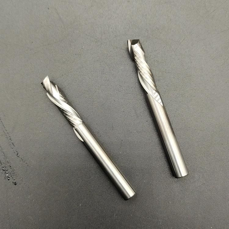 Gw Carbide-Tungsten Carbide End Mill for Wood with Tisin Coating Double Cut