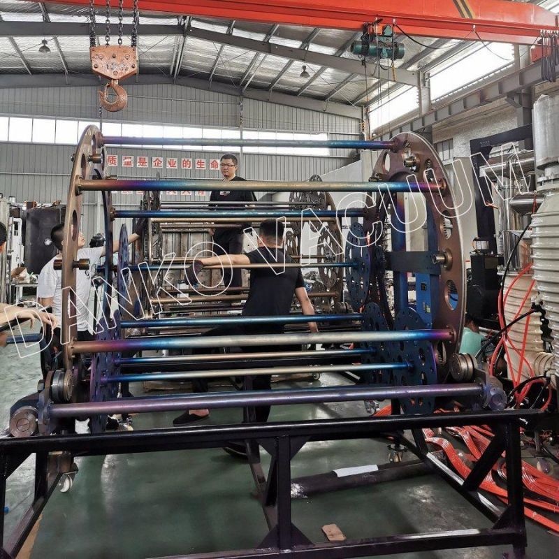 Customized Horizontal PVD Metallizing Coating Equipment From Ningbo Danko