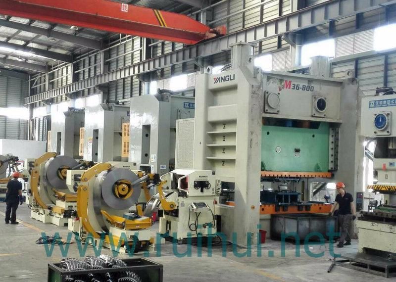 Coil Sheet Automatic Feeder with Straightener and Uncoiler and Shearing Machine Use in Press Line