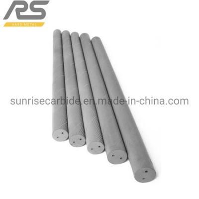 Two Helical Holes Tungsten Carbide Rods