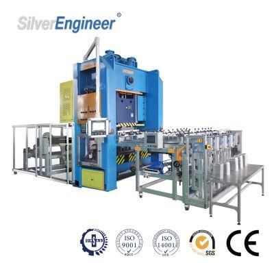 Punching Machine with Aluminum Foil Making Machine Producing Container