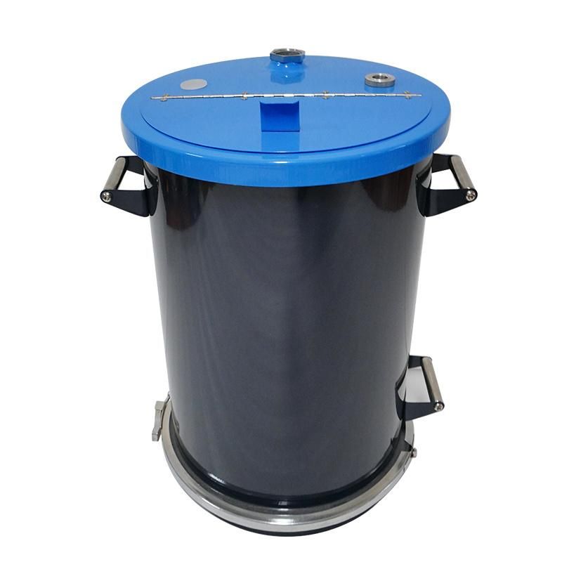 7L/10L Small Mini Stainless Steel Powder Coating / Spray / Paint Feed Hopper/ Barrel / Bucket/ for Lab / Test Powder Coating Machine