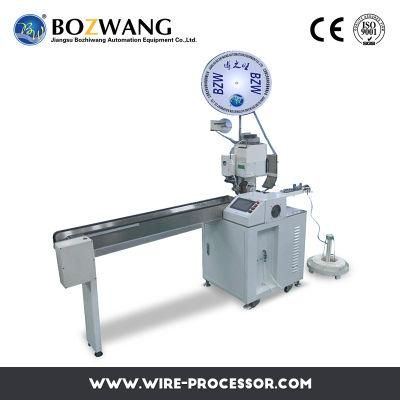 Bzw Full Automatic Flag Shap Terminal Crimping Machine (conveying belt)