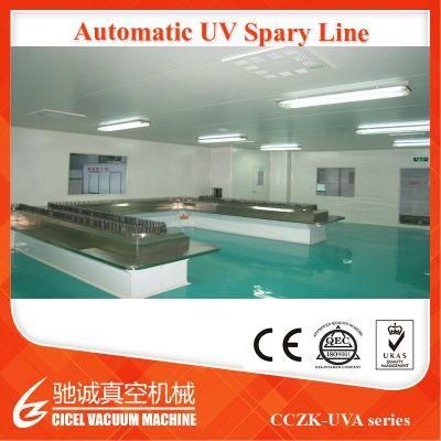 Plastic Vacuum Metalizing Coating Spray Chrome Machine